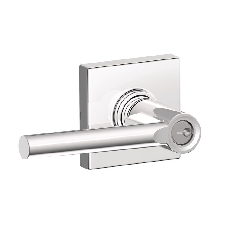J Series Broadway Lever Keyed Entry Lock with Collins Trim