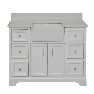 Emiliano 48'' Single Bathroom Vanity with Top