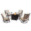 Oakland Living Outdoor 5 - Piece Conversation Set