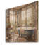 Hazari - Décoration murale en bois floral sur bois de pin naturel-1449822224