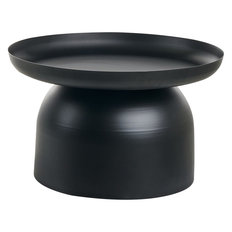 Pedestal Coffee Table, Black