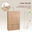 3 Door 4 Drawer Wardrobe Spacious Bedroom Storage with Hanging Rail Shelves and Modern Design