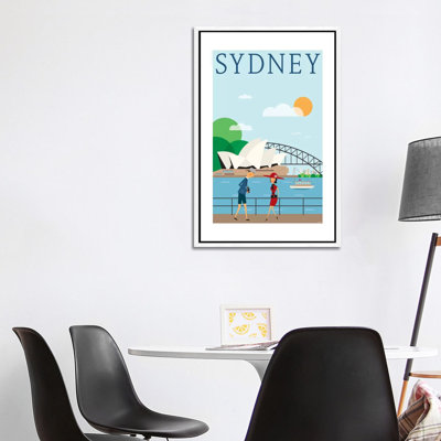 Sydney 1 Piece Wall Art on Canvas