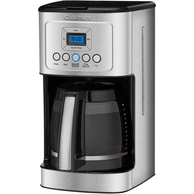 Cuisinart 14-Cup Programmable Coffeemaker with Glass Carafe, Fully Automatic for Brew Strength Control & 1-4 Cup Setting