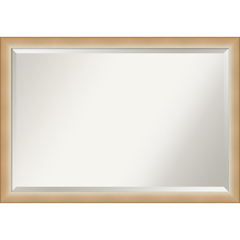Wall Mirror, 27" x 39", Gold