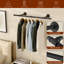 93.5cm Wall Mounted Clothes Rack-1178232020