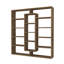 135.7cm H x 125cm W Library Bookcase-92932660