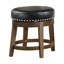 Tabouret pivotant et court en bois massif Hassanah-177031224-177031227