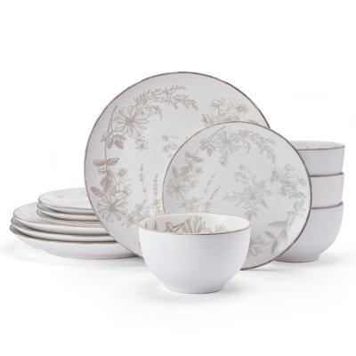 Pfaltzgraff Enchanted Bloom 12-piece Dinnerware Set, Service For 4 In Multi