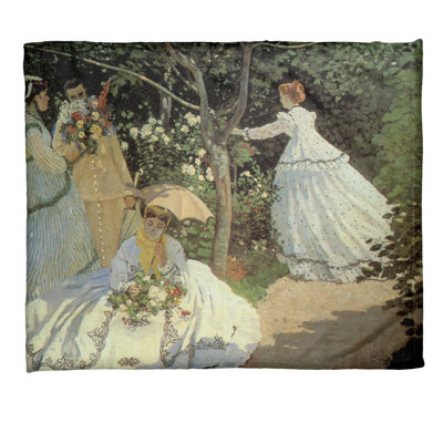 Claude Monet Sewn Throw Blanket