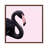 Black Flamingo by Paul Fuentes - Print on Canvas-148829909-148829912