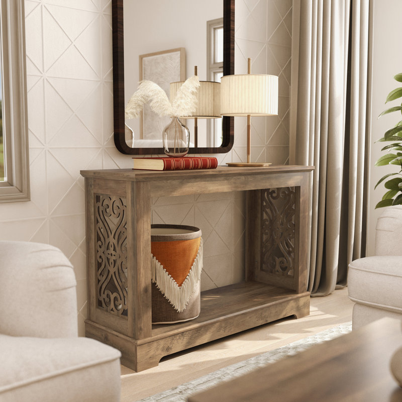 Korbin 42'' Console Table, Knotty Oak