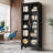 75"H Tall Display Cabinet with Glass Doors and 4 Adjustable Shelves-478878576