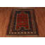 Tapis oriental géométrique rouge pré-1900 Kazak