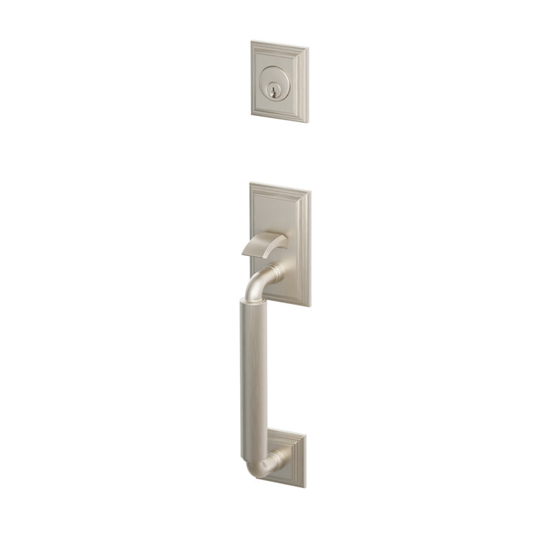 Ensemble d'entrée modulaire cylindrique Emtek, Nickel satiné