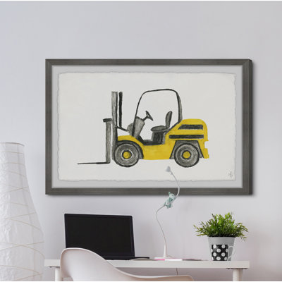 Telly Forklift Truck - Print