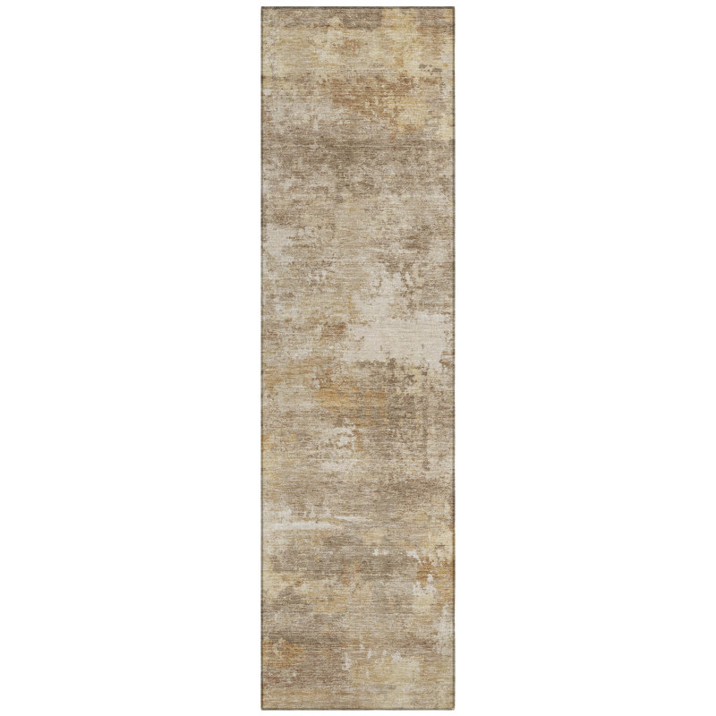 Machine Washable Indoor/Outdoor Chantille ACN2369 Abstract Rug, Runner 2'3" x 7'6"