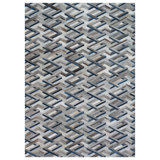 Natural Hide Cowhide Geometric Area Rug