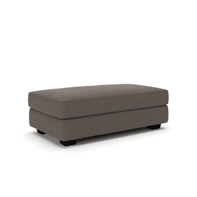 Emilio 49" Cotton Upholstered Ottoman