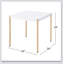 Table de bout carrée avec pieds en métal, design minimaliste moderne pour un décor polyvalent et élégant.