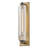 Large Outdoor Wall Sconce with Layered Clear Cast Glass-122467676
