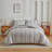 Polyester Standard Striped Duvet Cover-99999328-99999327