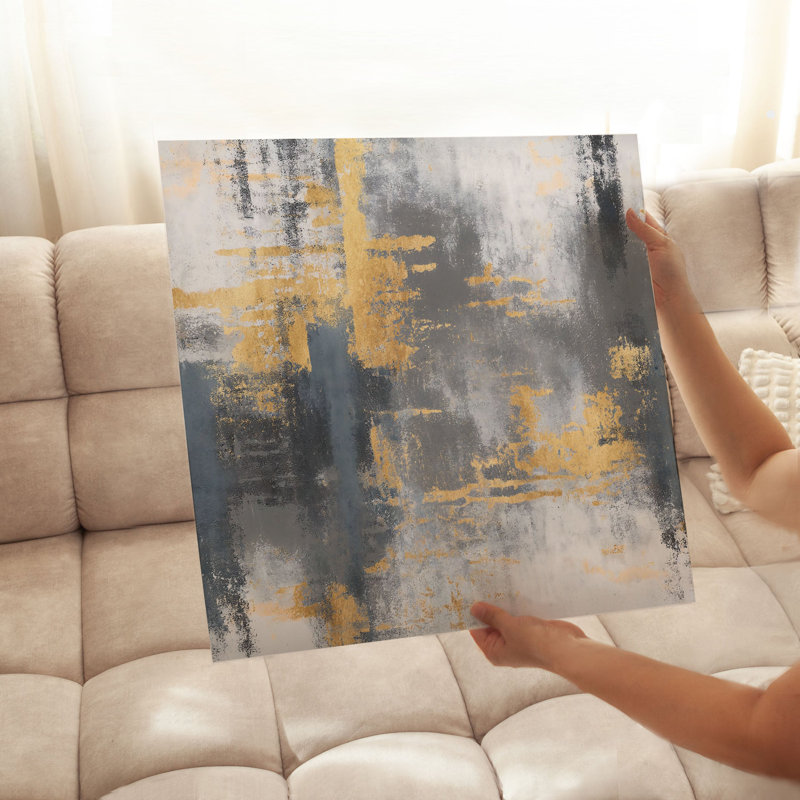 Abstract Celestial Dream Cascade Transitional Unframed Art Print, 10" H x 10" W