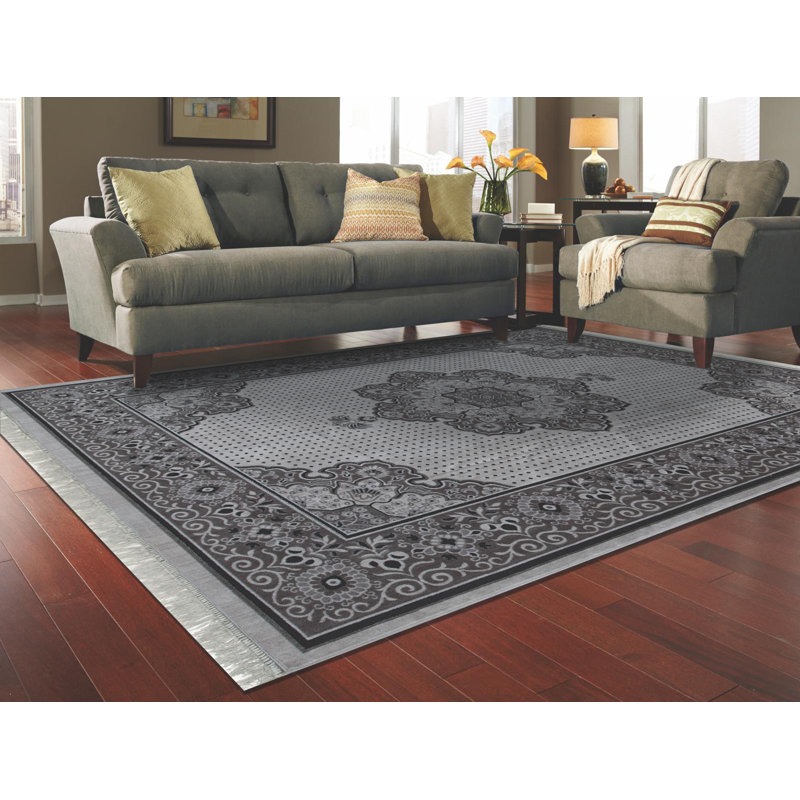 Maloy Oriental Hand Woven Area Rug, Rectangle 195 x 290cm
