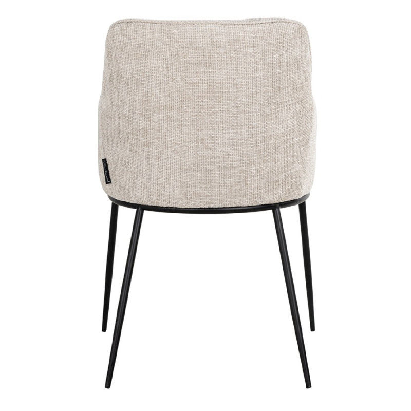 Bella Upholstered Arm Chair, Ivory
