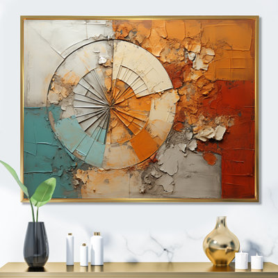 «Beige Spiral Fusion» sur impression sur toile