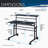 Techni Mobili Rolling Writing Desk With Height Adjustable Desktop And Moveable Shelf-110643752