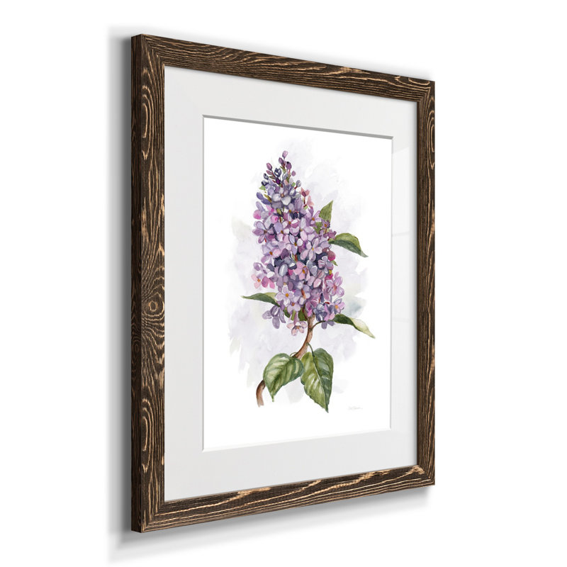 Awash In Lilac II - impression, Noyer, H 24 po x l 18 po x P 1,5 po