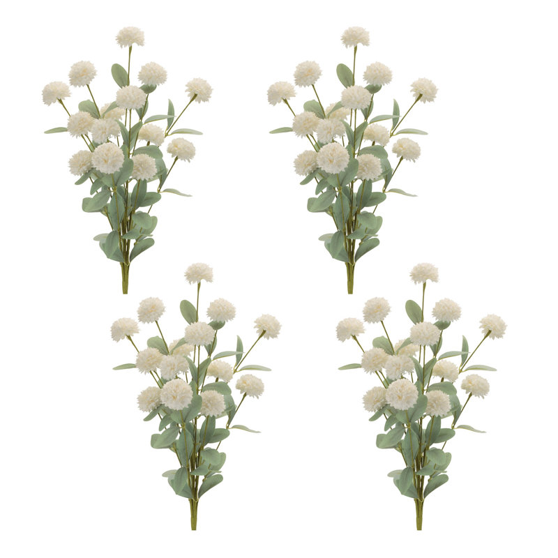 Mini Mum Floral Bush, White