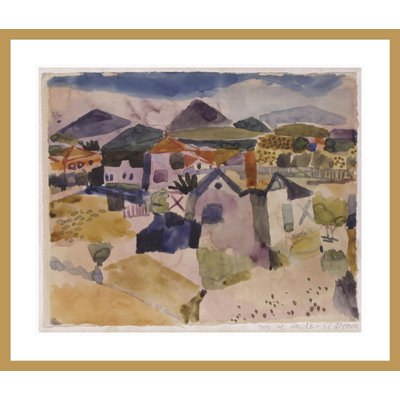 «View of Saint Germain» par Paul Klee, impression giclée sur cadre