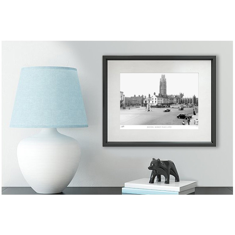 Boston, Market Place C1955 - Single Picture Frame Print, 31.5cm H x 38.8cm W x 2.3cm D