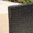Brown + Beige Outdoor Dining Chair - Kd Pe , Water Cushion, - Resin Robust Iron & Aluminum Cushioned Seat, , And Frame