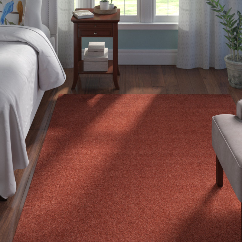 Tapis de couleur unie à poils longs Bertjan Performance, Rectangle 5 pi 1 po x 7 pi 6 po