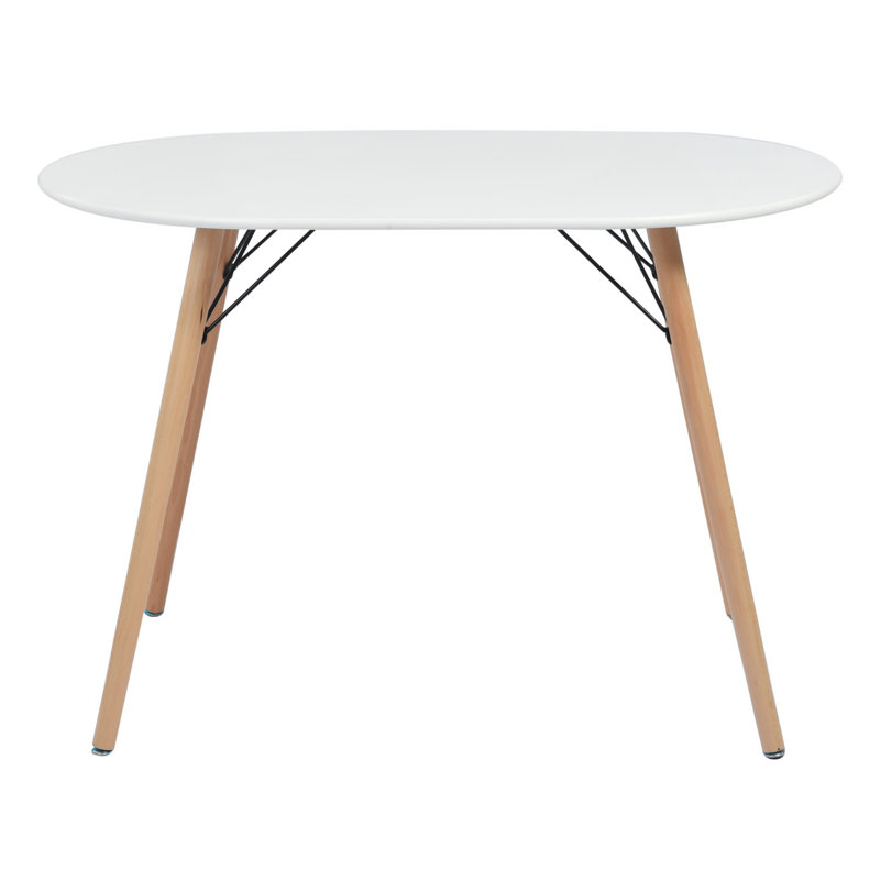 Adair Oval Solid Wood Base Dining Table, 74cm 110cm x L x 70cm W