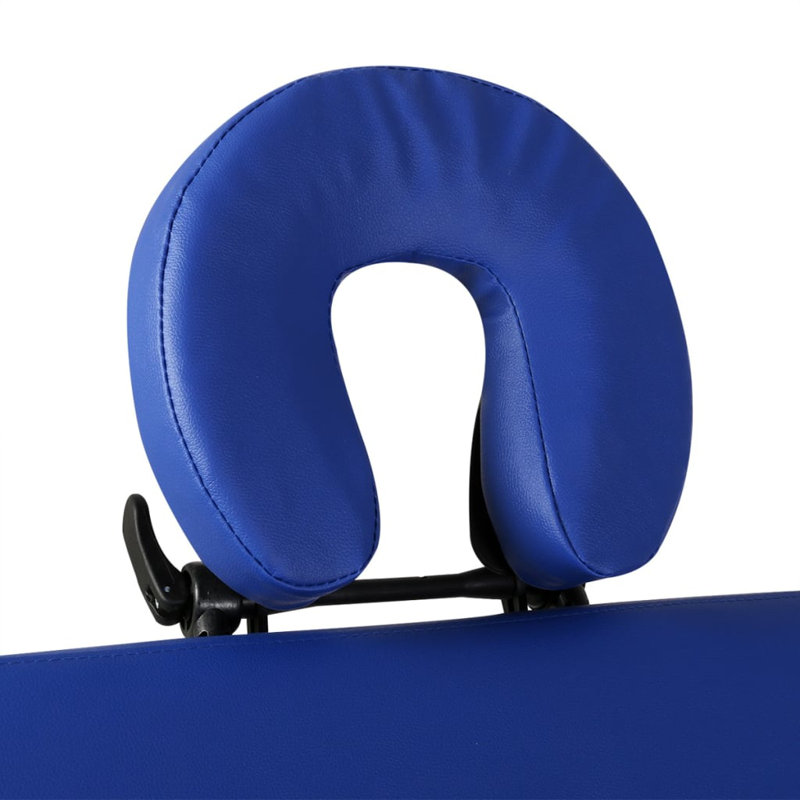 73.2'' Rectangular Adjustable Folding Table, Blue