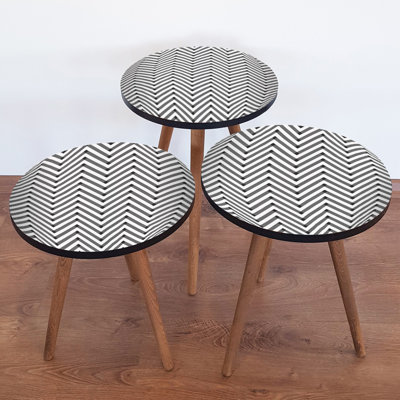 Tables gigognes 3 pieds Antonucci