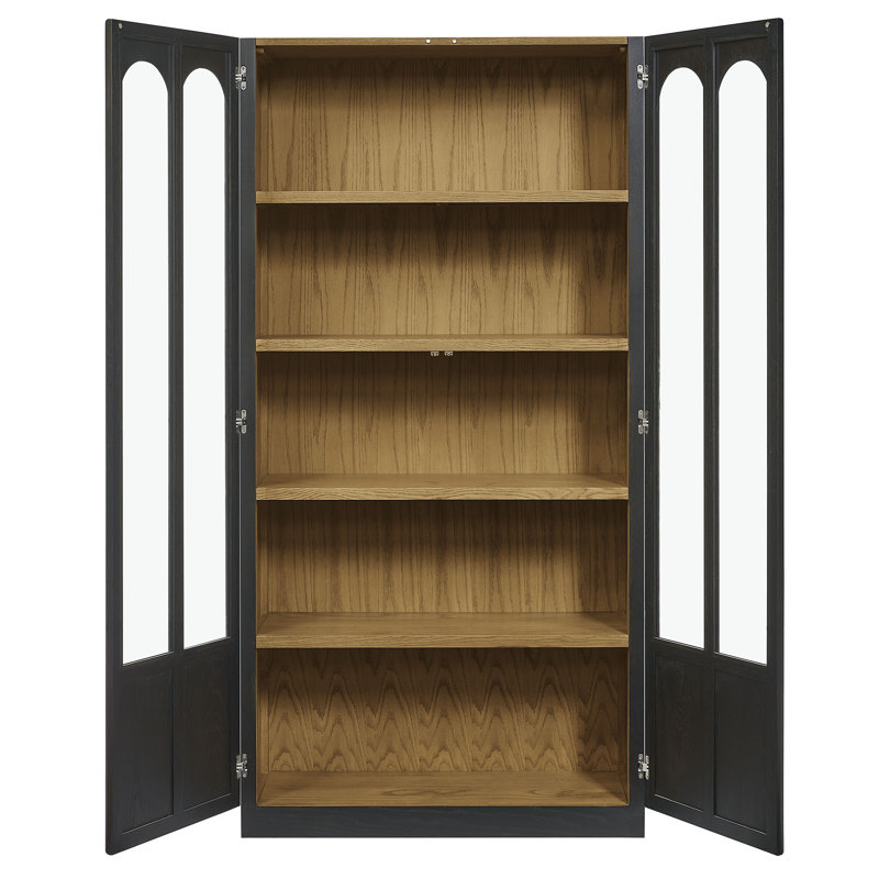 Vitrine en bois massif et verre Eich
