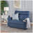 Reclining Loveseat Leather Double Recliner Sofa zero clearance recliner  For Living Room Home