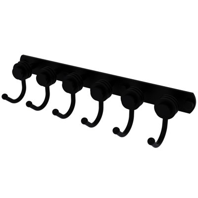 Mercury 6 Position Wall Mounted Hook Rack