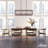 Chevron 6 Light Linear Rectangle Chandelier-74777689