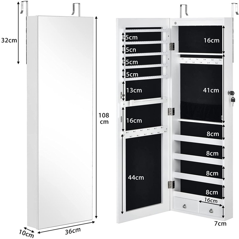 Hamno Jewelry Armoire