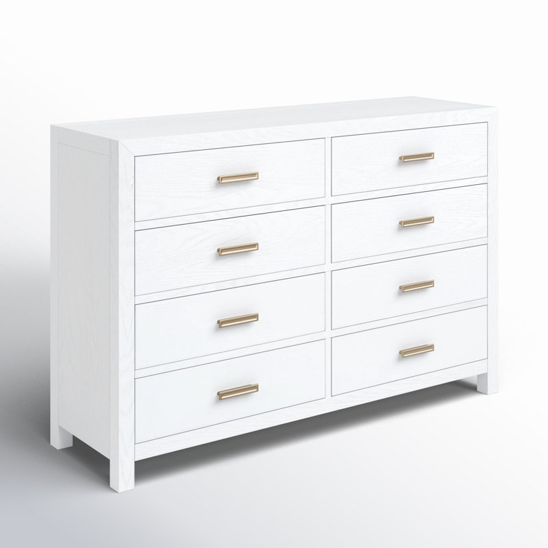 Asdrbal 60'' W 8 - Drawer Dresser, White