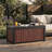 150 Gal Weatherproof Walnut Deck Box