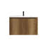 Meuble-lavabo de salle de bain pliable de 30 pouces avec lavabo et portes à fermeture en douceur - Installation rapide en 30 secondes au mur, style Shaker avec tablette réglable-476637587
