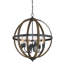 Lustre sphérique adaptable 6 lumières Karter 