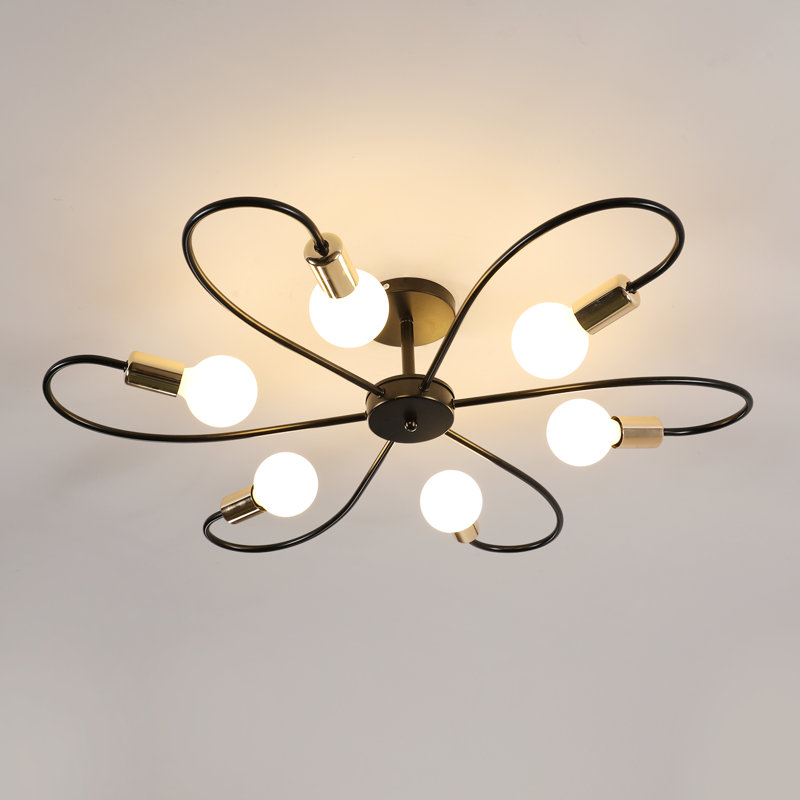 Canelo 6-Light Semi Flush Mount Ceiling Light